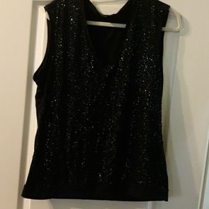 Banana Republic Black sequin top